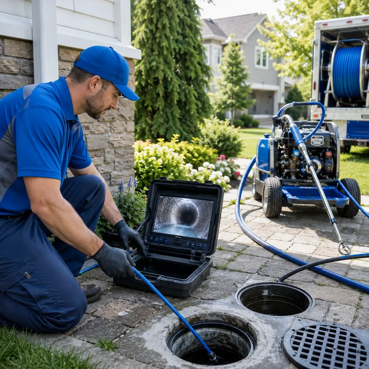 Outdoor drain cleaning professionals serving Kearsarge, MI
