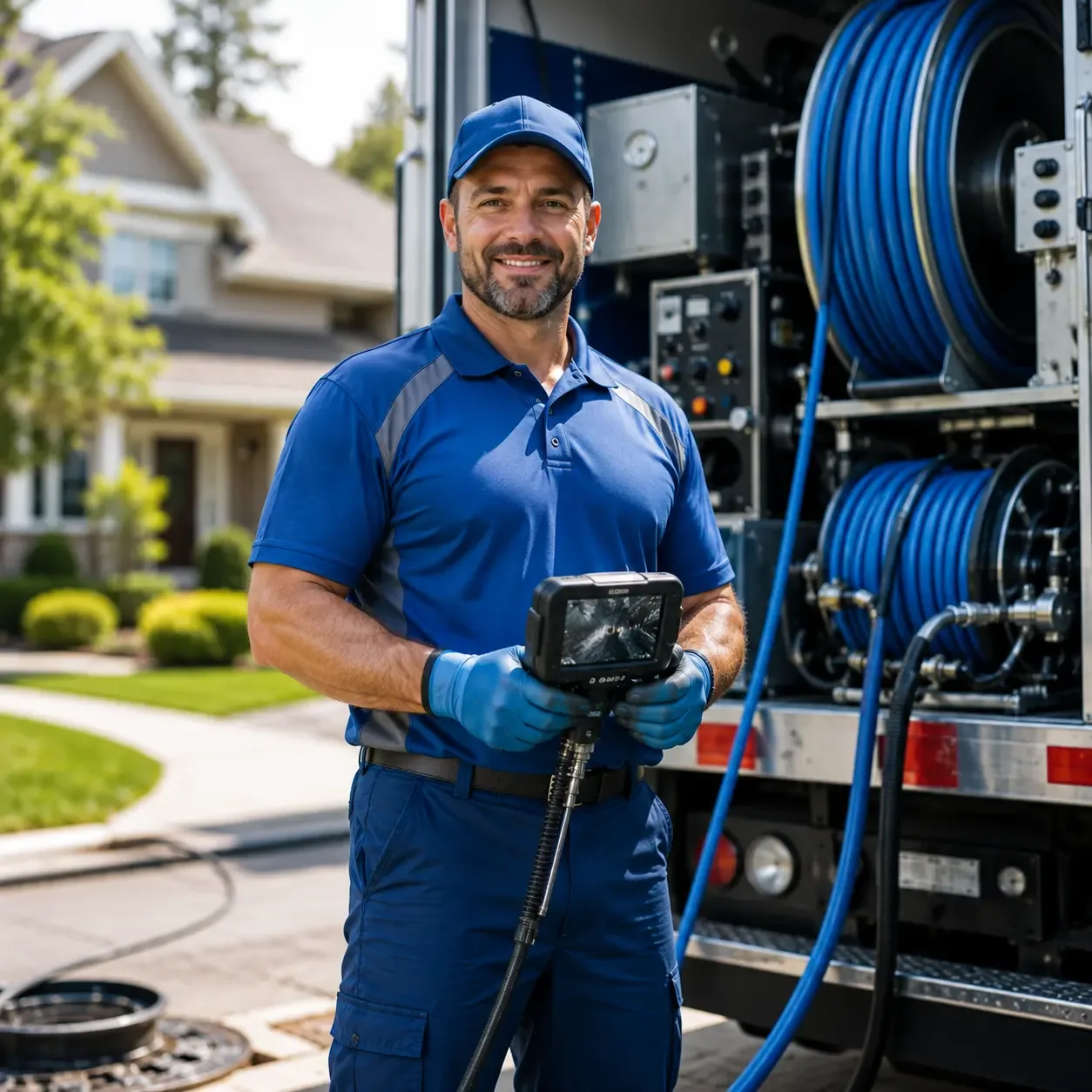 Local outdoor drain cleaning specialists in Kearsarge, MI